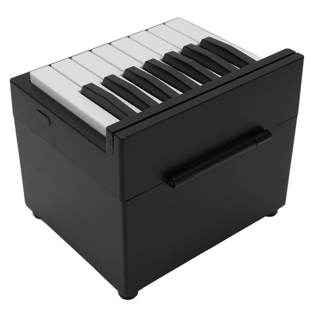 Piano Desk Calendar 2025 Bluetooth Time Date Display Playable Piano Calendar Gift with 27 Cards