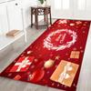 Christmas Living Room Floor Mat Home Atmosphere Decoration Restaurant Rectangular F Door Mat Bedroom Carpet Year Gift