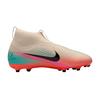 Sam Kerr X Mercurial Superfly 10 Academy GS MG Pale Ivory Black Kids Cleats Grey IB4439-100