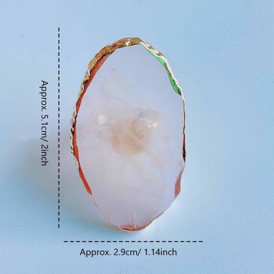 Палитра цветов для колец из смолы для нейл-арта, поднос для смешивания геля для нейл-арта, краски и дисплей