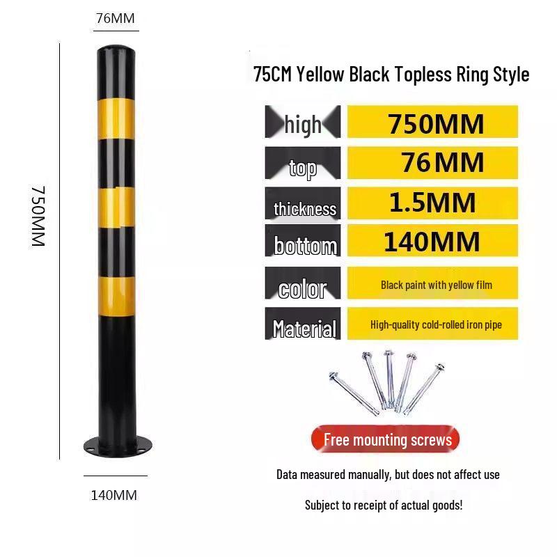 Thickened Steel Guardrail Posts & Anti-Collision Bollards - Road Barriers & Lane Dividers