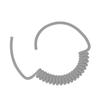 2025 Curly Chubby Retractable Fast Charging Cable 240W Type C Coiled Charger Cord for Car Durable USB-C Cable for IPhone Tablets