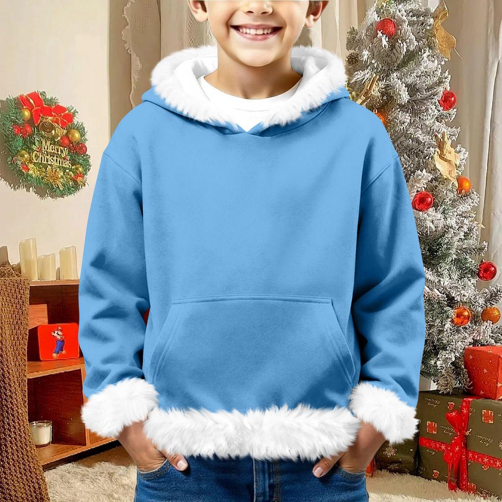 Children's Sweatshirt Girls Boys Long Sleeve Lightweight Casual Hoodie Loose Comfortable Sweatshirt