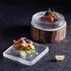 Frosted Irregular Glass Plate Creative Steak Plate Dessert Plate Sushi Plates Appetizer Plates Hotel Specialty Tableware