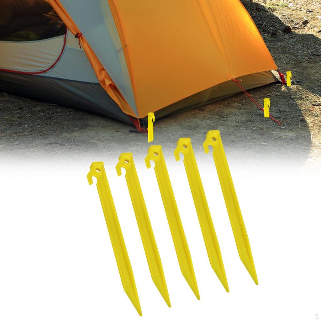 5 упаковок колышков для палаток, садовых походов, пеших прогулок на заднем дворе