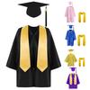 3 шт./комплект Детская форма для выпускного в детском саду с кисточкой и шалью V