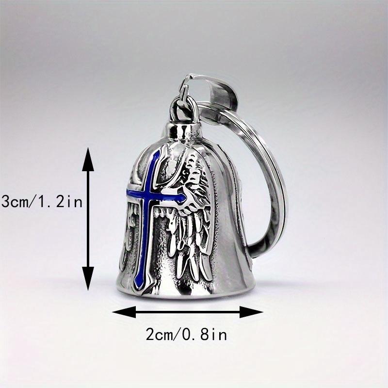 1 шт. Мотоциклетный колокольчик на удачу из нержавеющей стали для езды на мотоцикле в стиле ретро-панк