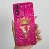Мягкий квадратный чехол из жидкого силикона для Vivo V23 5G V2130, роскошная буква Короны, защита камеры, чехол для пары, ультратонкий чехол для телефона