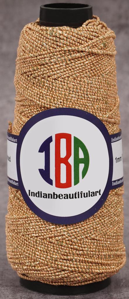 IBA Indianbeautifulart Блестящий хлопковый шнур 1 мм, нить для рукоделия, сделай сам, бисер, нить для рукоделия, нить для браслета, ожерелья, изготовления ювелирных изделий