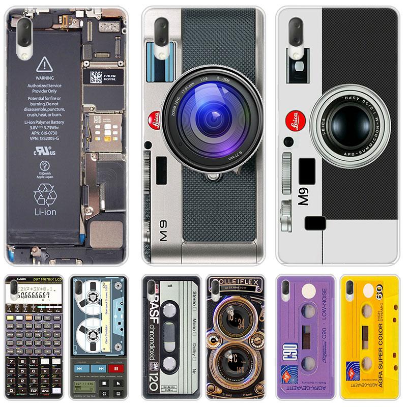 Retro Vintage Camera Cassette Music Case For Sony Xperia L1 L2 L3 X XA XA1 XA2 Ultra E5 XZ XZ1 XZ2 Compact XZ3 M4 Aqua Z3