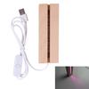 LED Wood Display Base 8 Colors Rectangle Display Pedestal Lights Display Base Wooden Lighted Base Stand for Resin Art