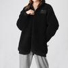 Puma Женские бархатные куртки черные с воротником-стойкой, утолщенные, на флисовой подкладке 530293-01