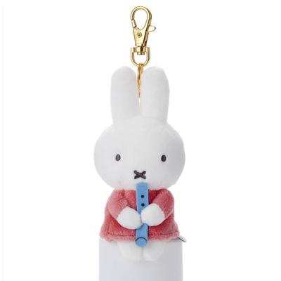 Такара Томи Артс (ТАКАРАТОМИ ИСКУССТВА) Бруна MIFFY & MUSIC Chokkori-san Брелок-талисман Миффи (Синий свисток) Плюшевая игрушка, высотой примерно 15 см