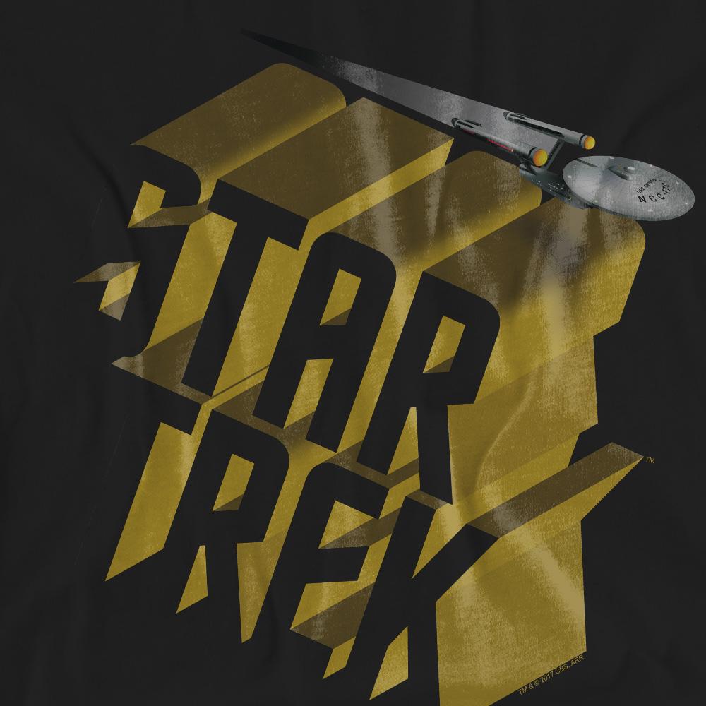 STAR TREK Футболка унисекс для взрослых с 3D-логотипом