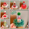 Elk Santa Claus Duckbill Clip Plush Ball Christmas Hat Hairpin Kawaii Christmas Hair Clip  Daily
