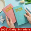 2026 A6 English Daily Planner: Portable Cross-Border Pocket Diary, 365-Day Efficiency Notebook