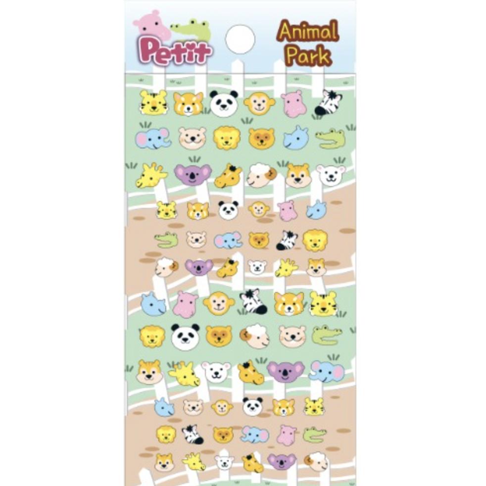 Petit Fancy 2 наклейки с милыми животными (по 10 шт. каждая) — 29 вариантов (трехмерные/корейские/украшения/скрапбукинг своими руками)