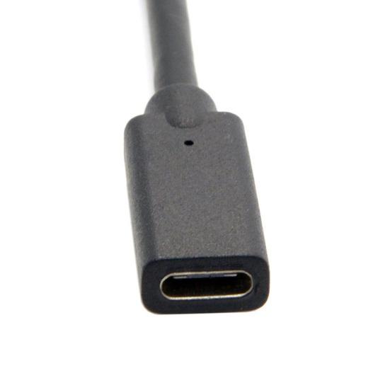20cm USB 3.1 Type C Male To Female 90 Degree Right Angled Extension Data Cable