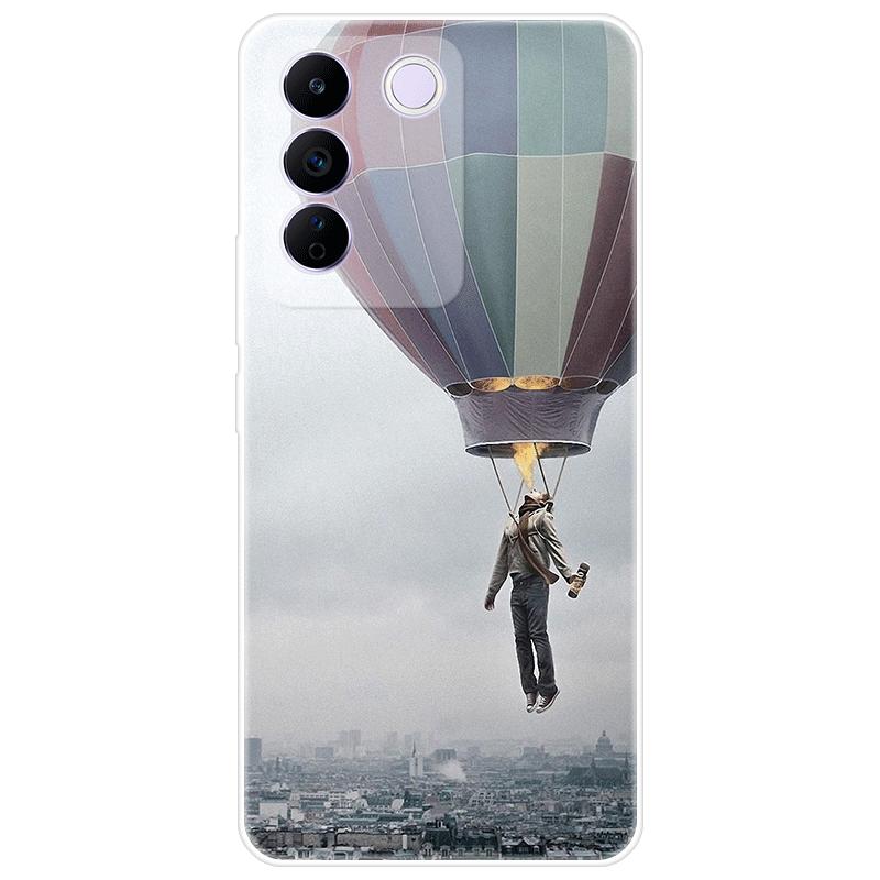 For Vivo V27e V 27e Case Soft Silicone Back Cover Cartoon Phone Case Diversification