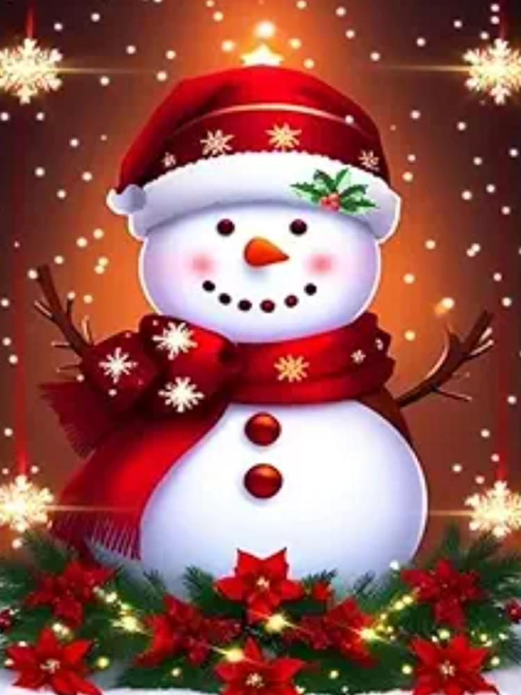 Рождественская алмазная картина Снежный олень Рождественская елка Снеговик Алмазная вышивка Картина Творческие поделки Домашний декор Подарок 5D DIY