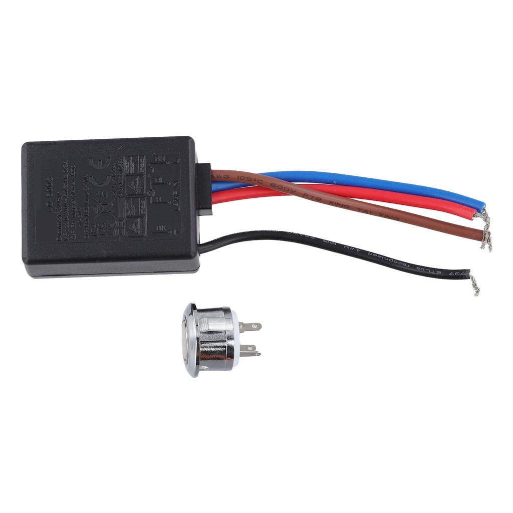 LD 600S EU Сенсорный диммер 0 3A/0 8A Номинальный ток Черный цвет ПВХ+Медь Материал Одобрено TUV/EMC/CE/SAA