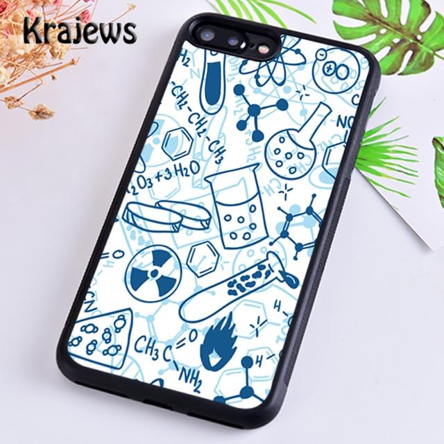 Чехол для телефона с рисунком Химия Математика Для iPhone 17 Air 16 15 14 plus 12 13 pro max coque Shell Fundas
