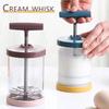 Household Manual Whipping Cream Dispenser Handheld Whisk Baking Creamer Egg White Mixer For Kitchen Accessories