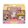 [Sylvanian]5709-Snowflake Rabbit and Panda Baby Playroom Set