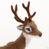 Моделирование стоящего оленя, модель животного, фигурка для дома и рукоделия, темно-коричневый