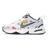Nike Air Monarch 4 Устойчивые к скольжению Износостойкие Поддерживающие Низкие Массивные Кроссовки Унисекс Синий Белый 415445-102(Команда10-)