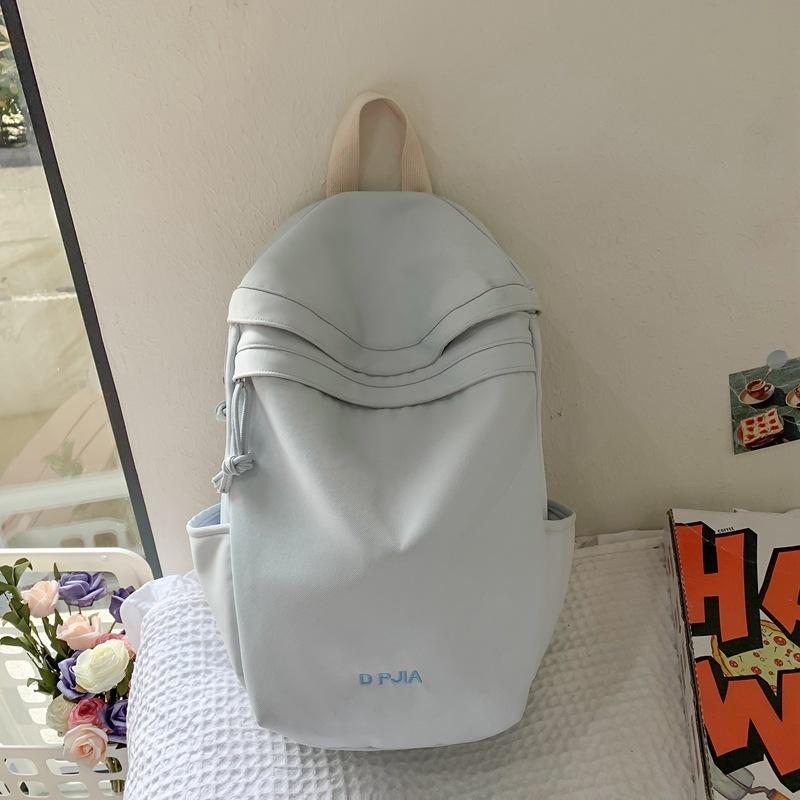 Женский рюкзак Студенческий однотонный школьный рюкзак