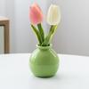 1PC Colorful Ceramic Vase Room Decor Flower Bottle Desktop Ornament Solid Hydroponics Plant Pots