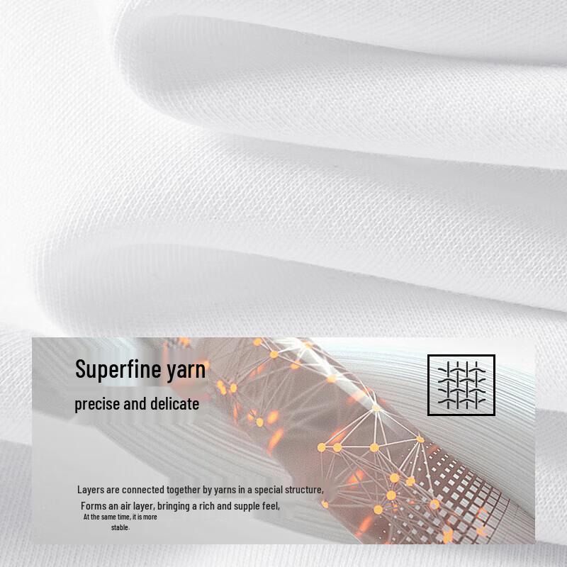 MINISO Men's Heavyweight Panda Badge Pullover Hoodie