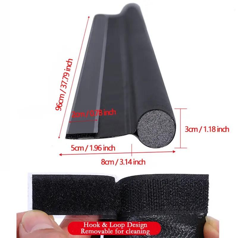 96 см нижняя уплотнительная полоса двери звукоизоляционная ветрозащитная полоса для защиты от сквозняков под дверью уплотнительная полоса для внутренней и внешней отделки