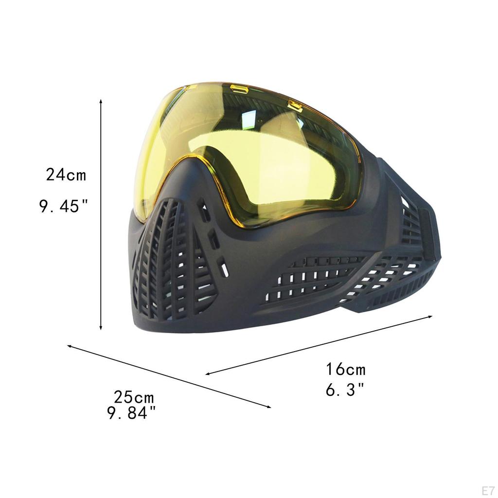Аксессуары для наружной маски из ПК, дышащее оборудование, многофункциональное защитное снаряжение, защитная маска для лица