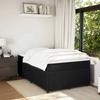 Maison Exclusive - Sommier à lattes de lit avec matelas noir 120x190 cm velours