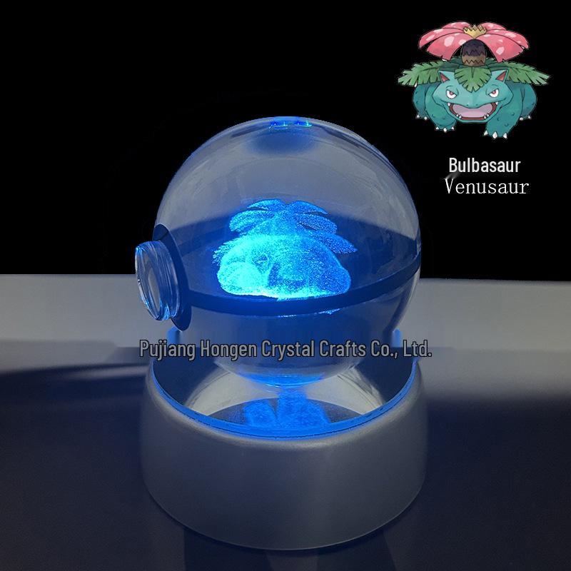 Светящийся кристальный шар Eevee, ночник-украшение