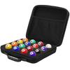 Сумка для бильярдных шаров на 16/32 ячейки, дорожный чехол для хранения шаров для пула, с мягкой подкладкой из губки, портативный органайзер для снукера/бильярда, аксессуары