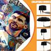 Custom Name Personalized Lionel Messi Print Umbrella, Auto Open Close, 8‑Rib Sturdy Frame, Commute Camping Hiking Use, Birthday Gift