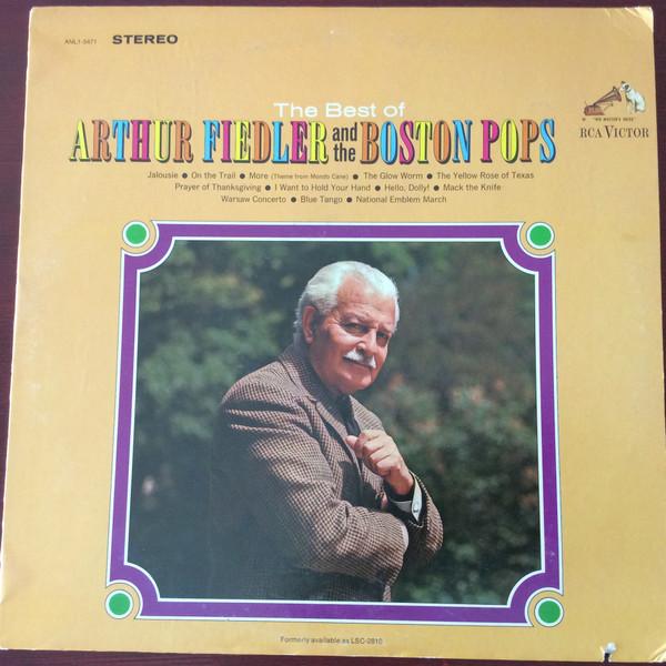 LP Record ARTHUR FIEDLER BOSTON POPS ORCHEST  Best Of Arthur Fiedler And Boston P ANL13471 RCA US Classical Used