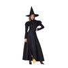 Halloween, Children Adult Parent-Child Suit Black Long Dress Witch Wizard of Oz Stage Costume