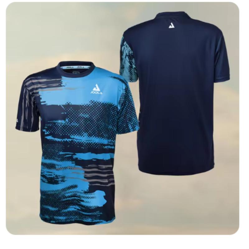 2024 Мужская Мода Футболка для Настольного Тенниса Быстросохнущая Летняя Фитнес Спорт Дышащая с Коротким Рукавом Ультратонкая Теннисная Одежда