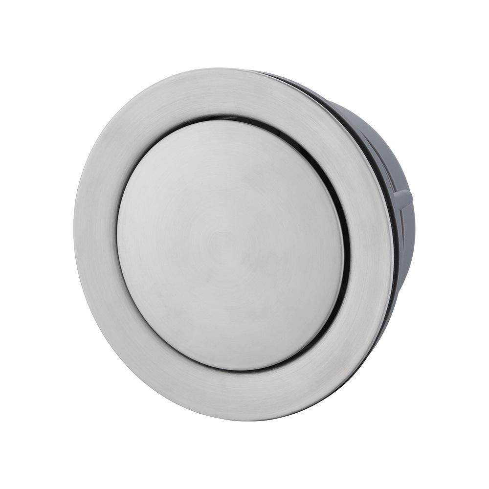 304 Stainless Steel Pop-Up Basket Strainer Sink Basin Drain Accessory for Single/Double Bowl with 58mm Interface.