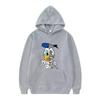 Disney Mickey Mouse Pattern Woman Fleece Casual Loose Black Autumn Tops Clothes Pullovers Ladies Cheap Hoodies Men Sweatshirts