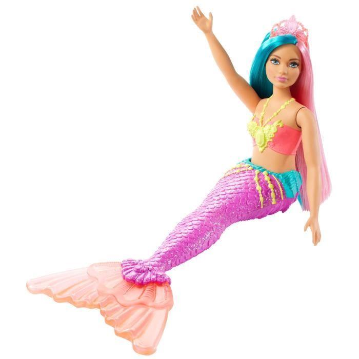 BARBIE Dreamtopia Sirène Fuchsia