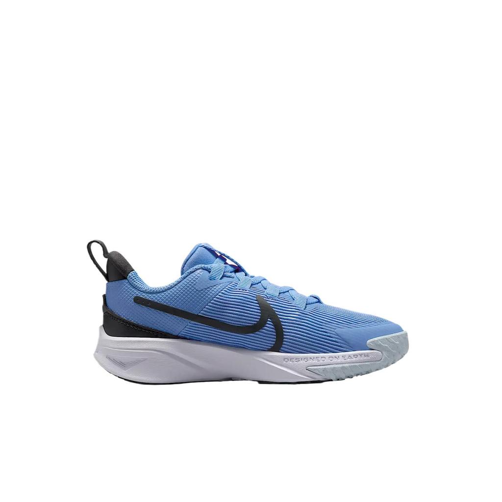 Nike Star Runner 4 Сетчатые Низкие Детские Тренировочные Кроссовки Синий Белый Черный Детские DX7614-408