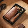 Чехол для ключа из натуральной кожи в стиле ретро для Chery Tiggo 8PLUS Haoxiang Remote Control Protection