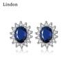 Lindon Copper Alloy Zircon Earrings Drop Earrings For Women Wedding Party Gifts