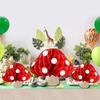 Mushroom Honeycomb Ball Ornament Hangable Decoration For Party Wedding Easter Christmas Home Nursery And Festive Scene Decor