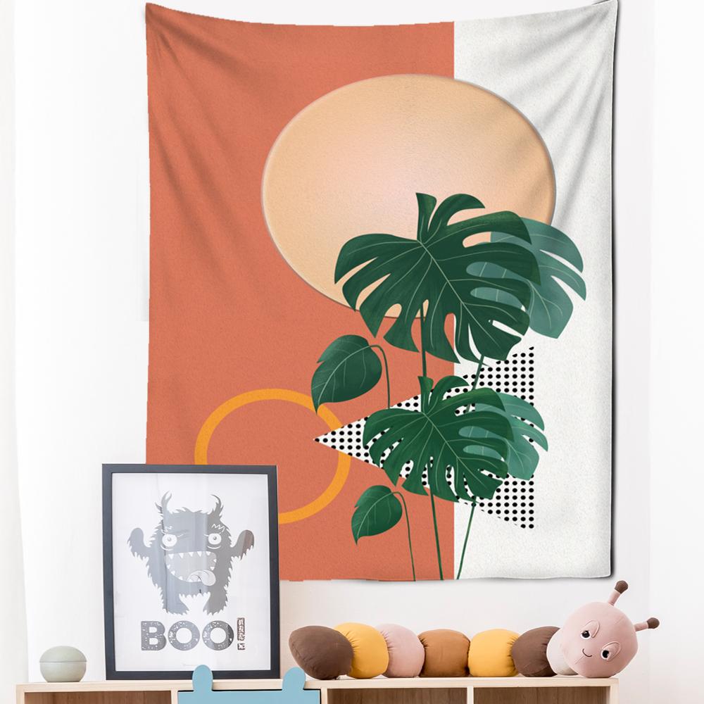 Картина маслом гобелен настенный цветок богемный стиль Ins искусство хиппи тапиз современная девушка общежитие домашний декор